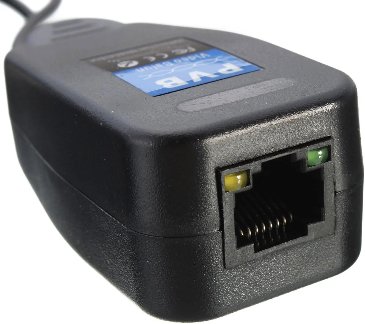 فرستنده ویدیویی غیرفعال HD-CVI/TVI/AHD با کانکتور برق و RJ45 CAT5، جفت تابیده BNC، بسته 10 عددی