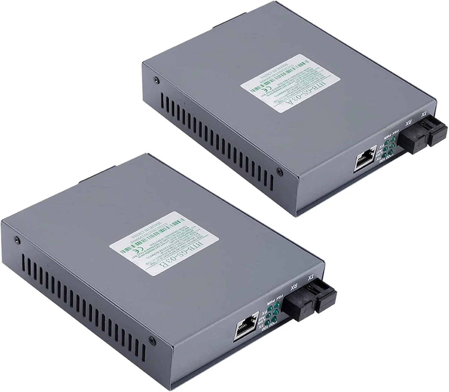 مبدل فیبر Eujgoov، مبدل رسانه فیبر SC10/100/1000M بادوام AC100~250V برای IEEE802.3z/AB