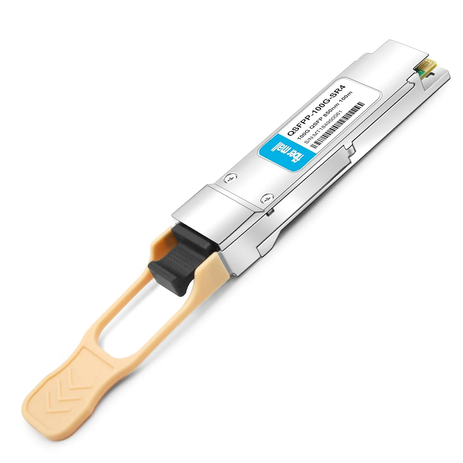 ماژول فرستنده و گیرنده نوری 100G QSFP28 SR4 فیبر مال برای Dell Q28-100G-SR4,QSFP28-100G-SR4, 100GBASE-SR4 QSFP28، طول موج 850 نانومتر، برد 100 متر، دارای کانکتور MTP/MPO و قابلیت DOM