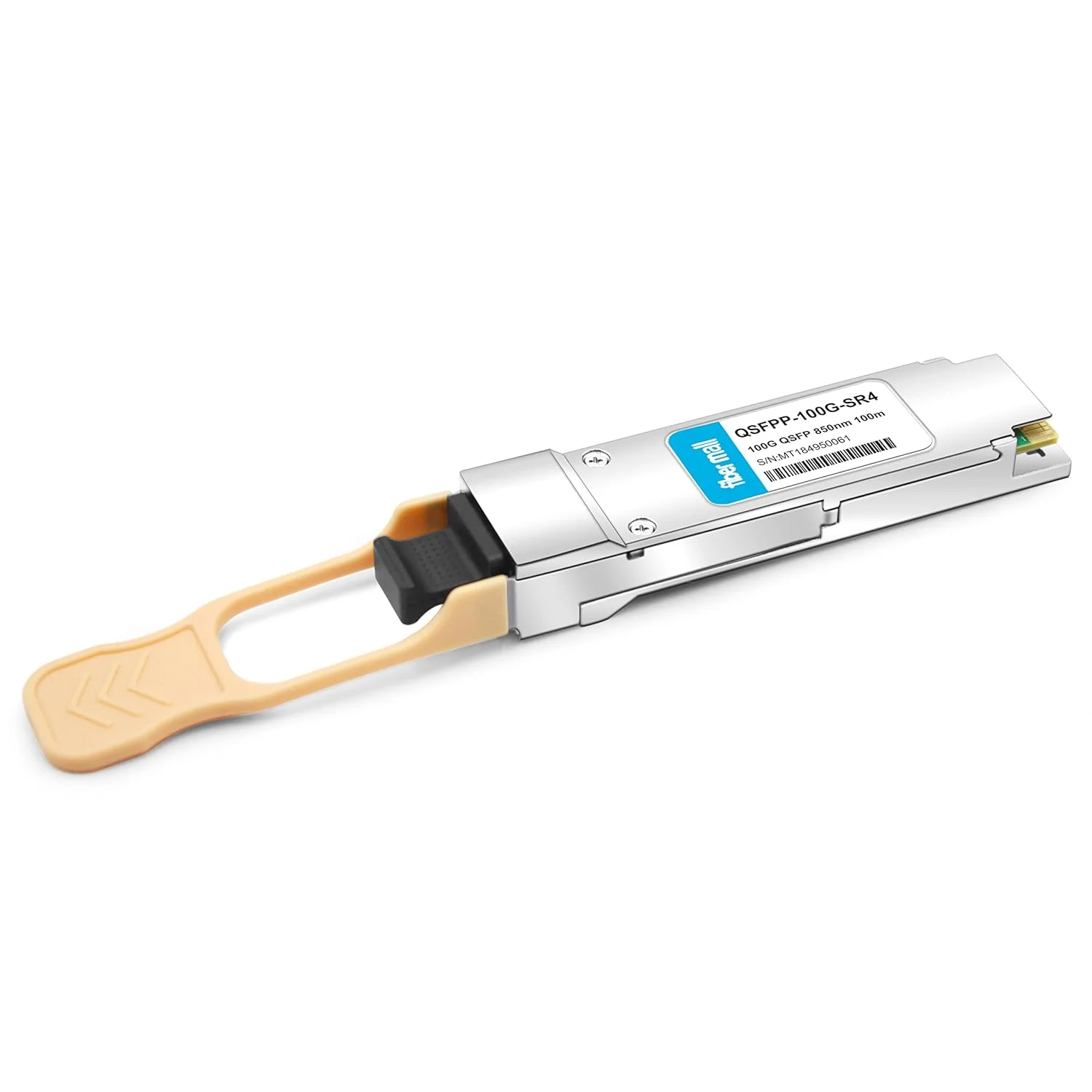 ماژول فرستنده و گیرنده نوری 100G QSFP28 SR4 فیبر مال برای Dell Q28-100G-SR4,QSFP28-100G-SR4, 100GBASE-SR4 QSFP28، طول موج 850 نانومتر، برد 100 متر، دارای کانکتور MTP/MPO و قابلیت DOM