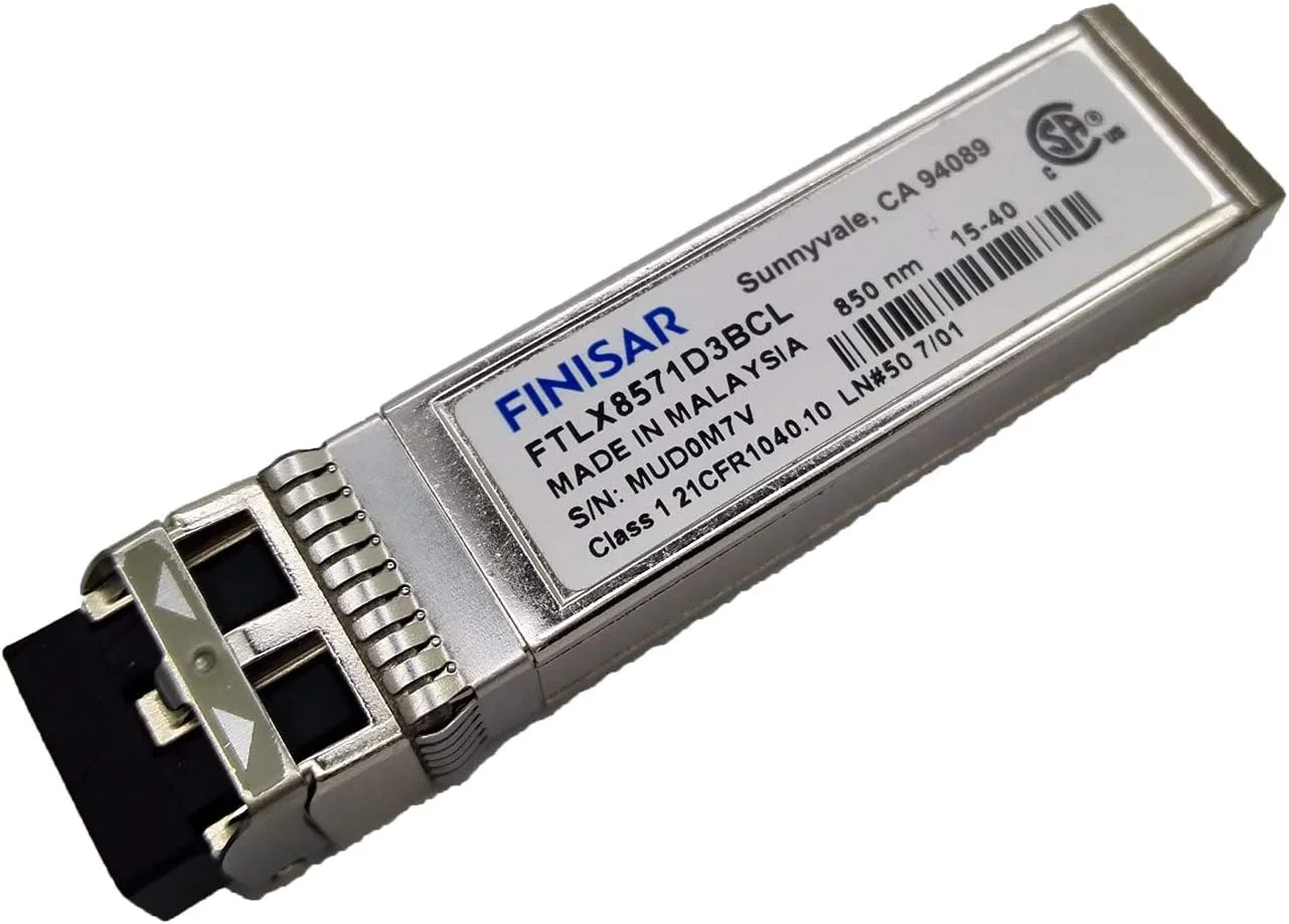 ماژول جدید 10GB SFP+ FINISAR FTLX8571D3BCL SR/SW 850NM 300M فرستنده و گیرنده نوری چند حالته فیبر