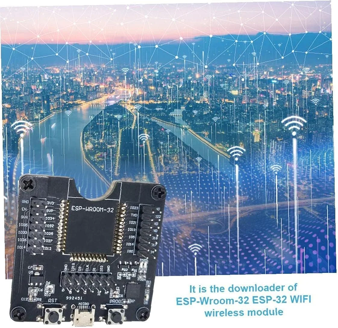 برد تست ESP32 ماژول FORESP-WROOM-32 ابزار تست دسته ای ماژول فرستنده و گیرنده بی سیم WiFi