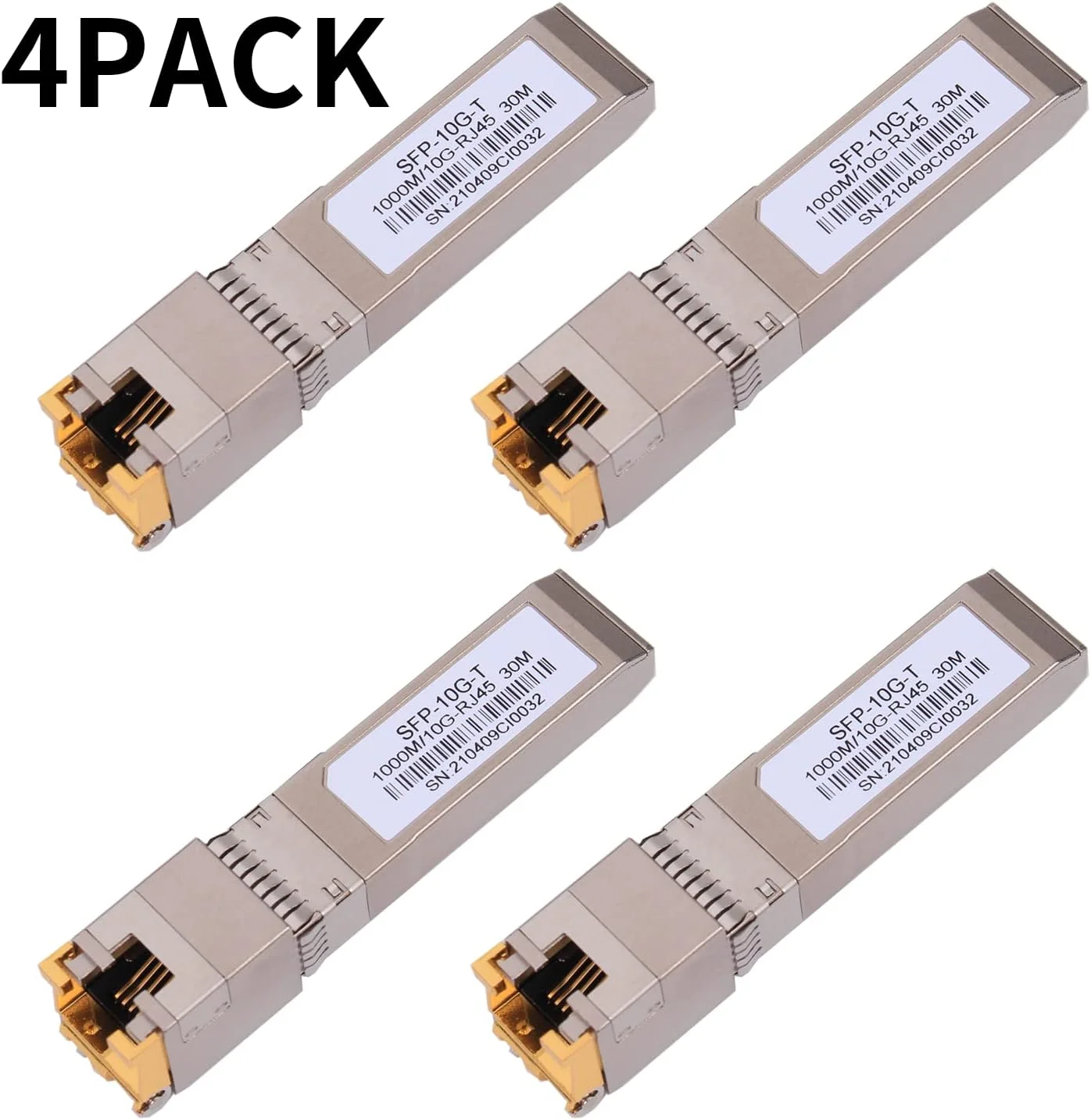 مجموعه چهارتایی فرستنده و گیرنده مسی 10G SFP RJ45، ماژول مسی 10G T با استاندارد 10GBase-T SFP CAT.6a/7 تا 30 متر، سازگار با سیسکو، یوبیکیوتی، نت گیر، دی-لینک، سوپرمیکرو، تی پی-لینک، برودکام میکروتیک، یونیفای - تصویر 2 مجموعه چهارتایی فرستنده و گیرنده مسی 10G SFP RJ45، ماژول مسی 10G T با استاندارد 10GBase-T SFP CAT.6a/7 تا 30 متر، سازگار با سیسکو، یوبیکیوتی، نت گیر، دی-لینک، سوپرمیکرو، تی پی-لینک، برودکام میکروتیک، یونیفای - تصویر 2