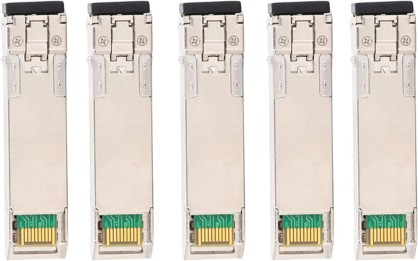 ۱۰ عدد ماژول نوری گیگابیتی تک حالته دو فیبر، فرستنده و گیرنده نوری گیگابیتی اترنت