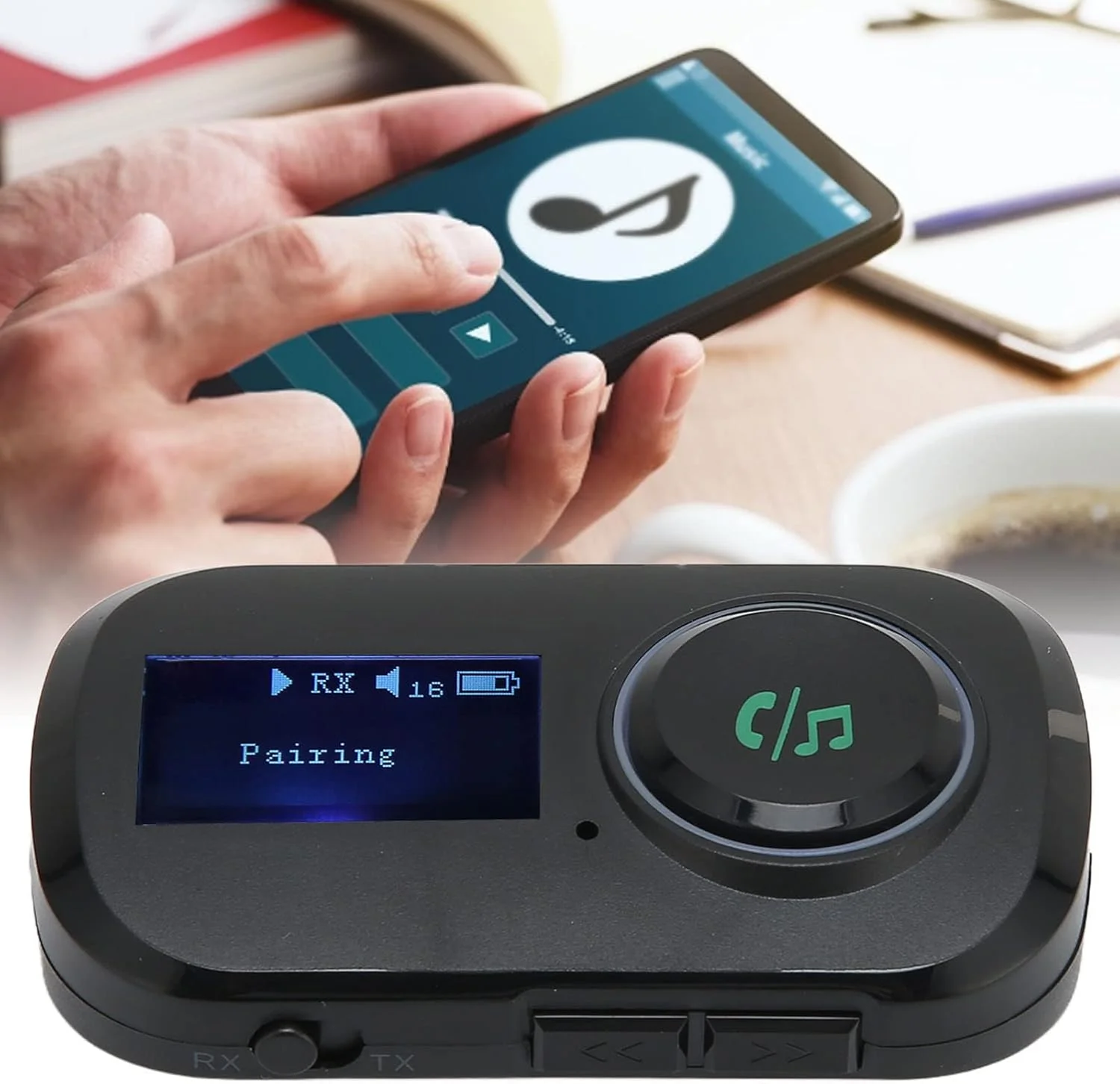 فرستنده و گیرنده، با صفحه نمایش، دارای باتری داخلی، پشتیبانی از شارژ و انتقال