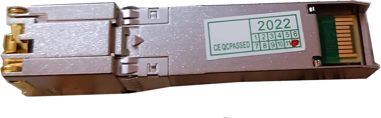 فرستنده و گیرنده نوری هانوتک 10G SFP+ الکتریکی RJ45، ماژول مسی اترنت 10Gbase-T SFP+، 300 متر