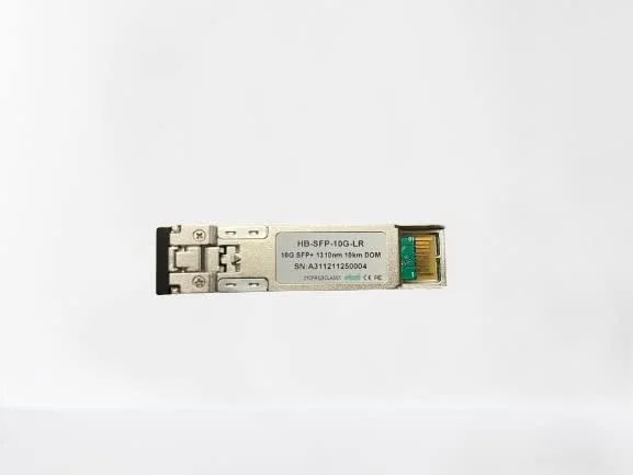 ماژول فرستنده و گیرنده HB-Tech برای سیسکو SFP-10G-SR، ماژول فرستنده و گیرنده SFP+ با سرعت 10 گیگابیت بر ثانیه، 10GBASE-LR مدل HB-SFP