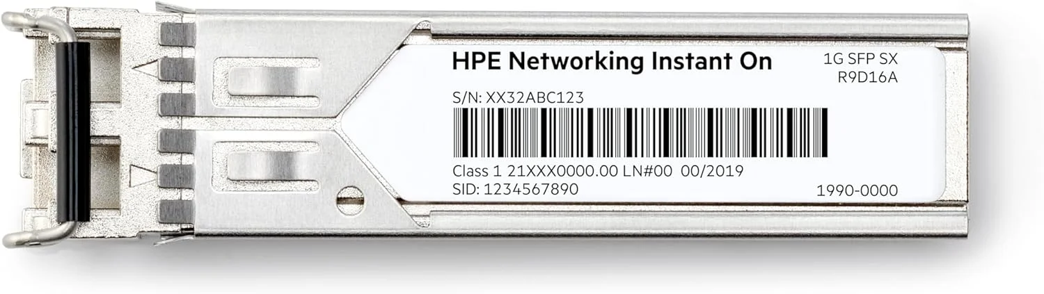 فرستنده و گیرنده Aruba Instant On 1G SFP LC SX برای اتصالات تا 500 متر (R9D16A) از شرکت Hewlett Packard Enterprise