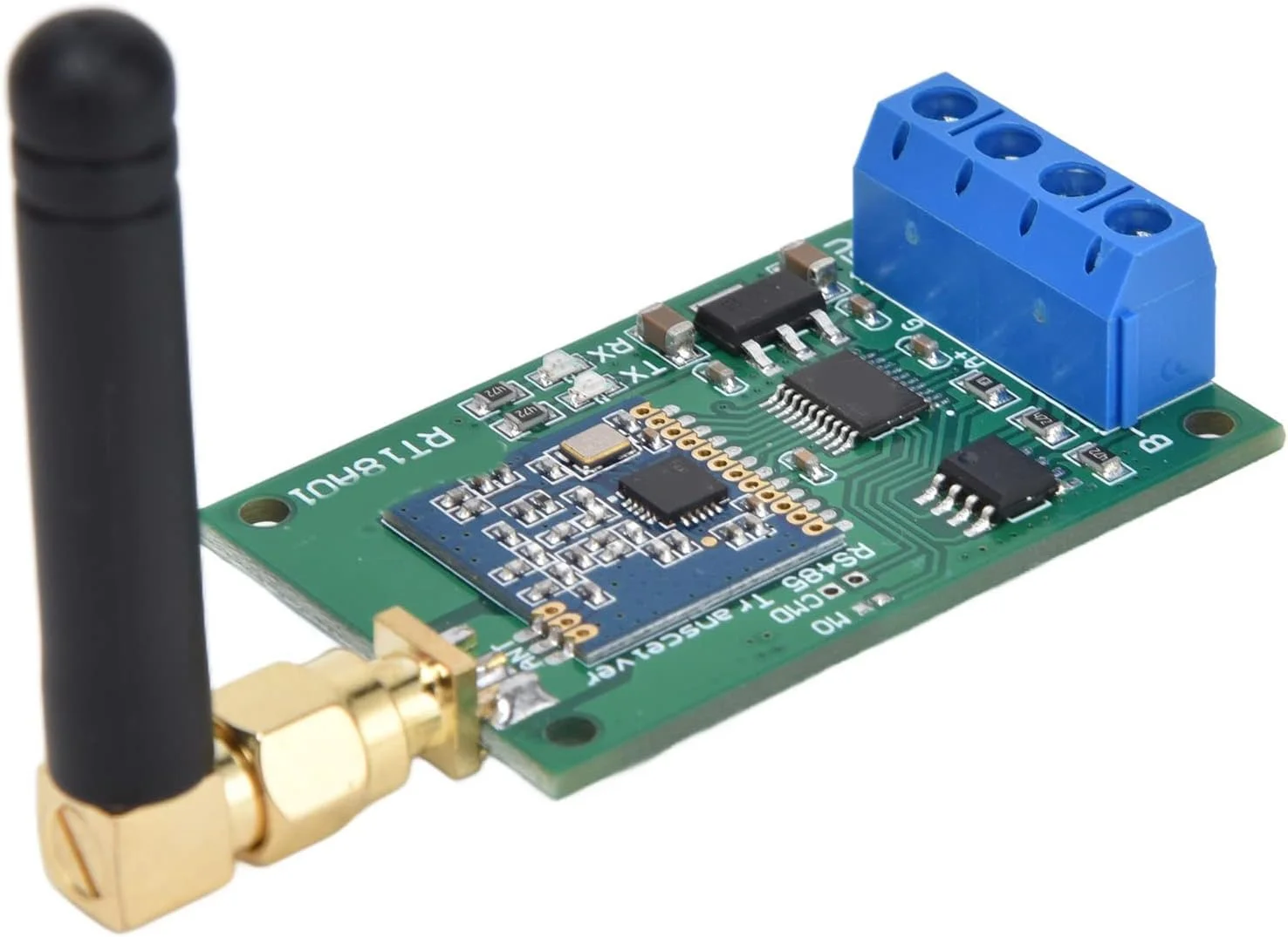 برد ماژول FR HIHELO، فرستنده و گیرنده بی سیم تکرار کننده شبکه RS485 با فاصله 500 متری UHF، مینیاتوری، تراکم سیم کشی بالا و پایداری سیگنال قوی برای انتقال