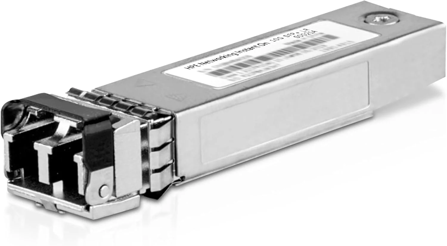 فرستنده و گیرنده نوری 10G SFP+ LC LR شرکت Aruba a Hewlett Packard Enterprise HPE Networking Instant On برای اتصالات فیبر تک حالته تا 10 کیلومتر (S0G21A)