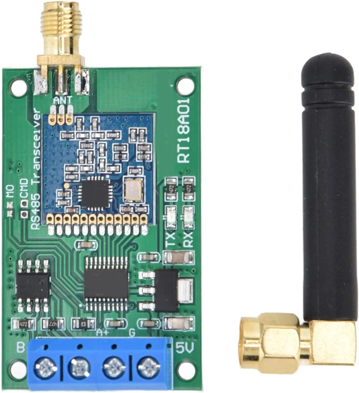 برد ماژول FR HIHELO، فرستنده و گیرنده بی سیم تکرار کننده شبکه RS485 با فاصله 500 متری UHF، مینیاتوری، تراکم سیم کشی بالا و پایداری سیگنال قوی برای انتقال