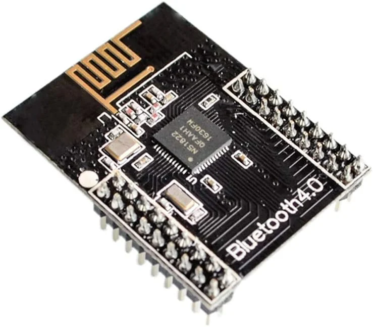 HiLetgo دو عدد ماژول بلوتوث وایرلس NRF51822 CORE51822 2.4GHz BT4.0 برد ارتباطی بلوتوث 4.0 فرستنده و گیرنده RF آنتن SPI I2C UART