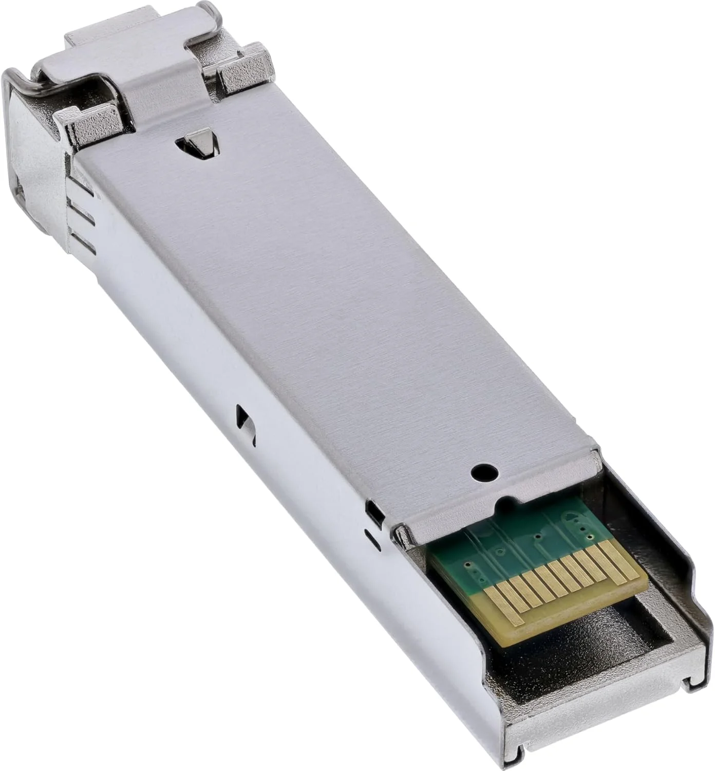 ماژول فیبر نوری این‌لاین SFP، سرعت 1.25 گیگابیت بر ثانیه، سینگل مود 1550 نانومتر ZX LC، برد تا 120 کیلومتر، قابلیت تعویض سریع، سازگار با دستگاه‌های MSA، 32335G