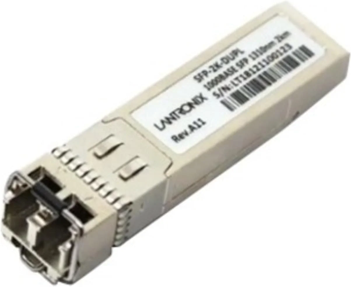 فرستنده و گیرنده فیبر نوری دوپلکس Lantronix SFP، 2 کیلومتر، 1000BASE-SX، 1310 نانومتر SM