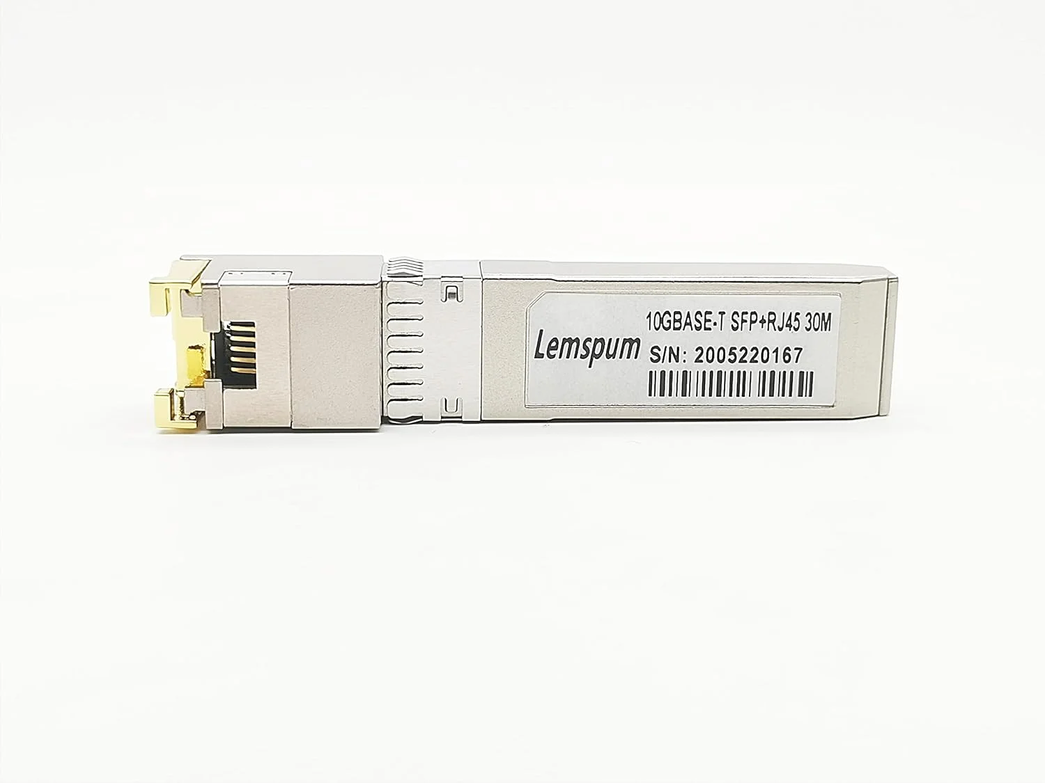 فرستنده و گیرنده 10GBASE-T SFP+ به RJ45، ماژول فرستنده و گیرنده نوری 10Gbe مسی 30 متری RJ-45 سازگار با سیسکو، یوبیکویتی UniFi UF-RJ45-10G، مراکی، میکروتیک، سوپرمیکرو، 1 عدد
