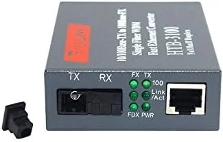 فرستنده و گیرنده فیبر نوری LOCZEK مدل HTB-3100B-25KM، مبدل فوتوالکتریک تک حالته تک فیبر 100M، سمت B