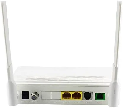 محصولات شبکه فرستنده-گیرنده فیبر نوری 2 پورت EPON ONU فیبر Cat تجهیزات خانگی 1G1F+WIFI+CATV+1 پورت تلفن POTS