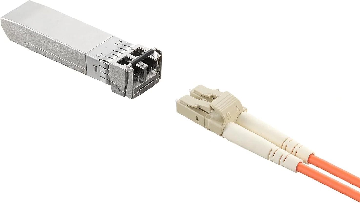 فرستنده و گیرنده MokerLink 10GBase-SR SFP+، 850 نانومتر MMF، تا 300 متر، سازگار با MokerLink، Binardat، Cisco، Meraki، Ubiquiti UniFi، Mikrotik، TP-Link و غیره