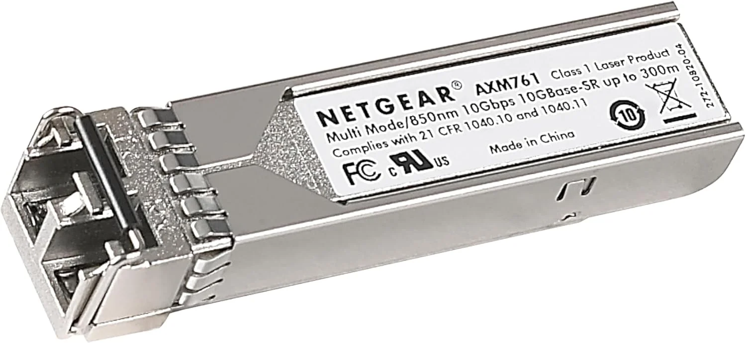 ماژول فیبر نوری NETGEAR ProSAFE 10GBASE-SR SFP+ LC GBIC (AXM761-10000S)