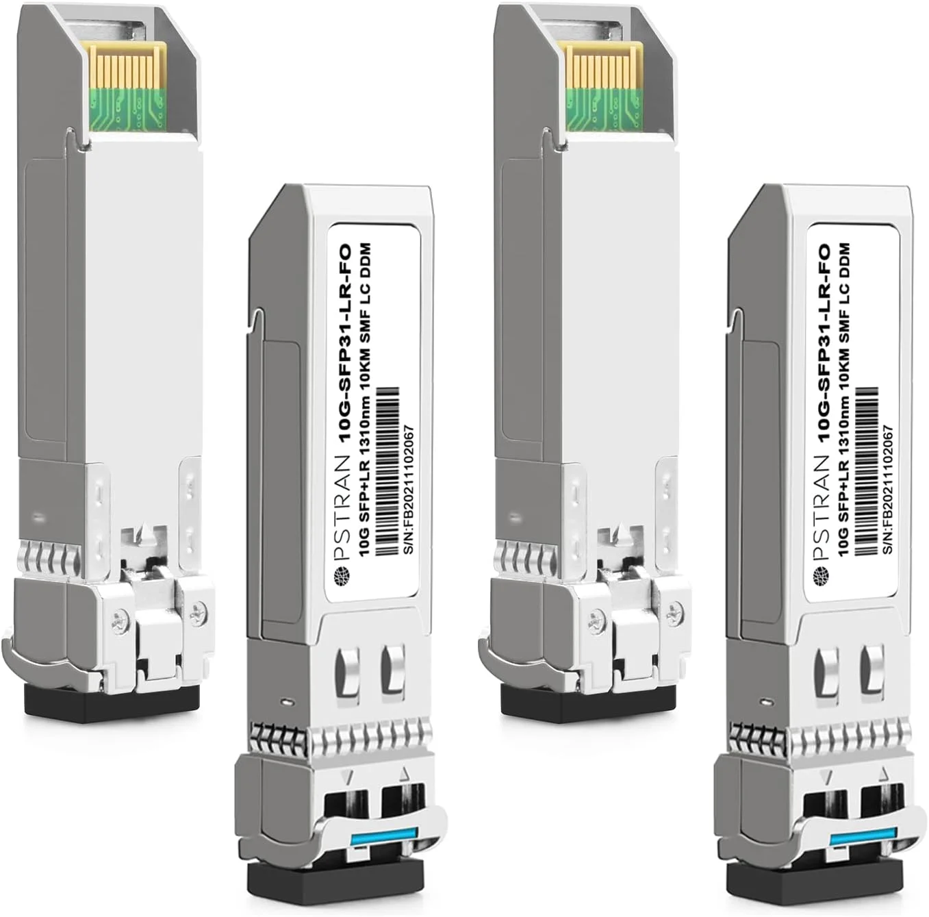 ماژول فرستنده و گیرنده نوری 10GBASE-LR SFP+ سازگار با Fortinet FN-TRAN-SFP+LR FS-TRAN-SFP+LR FG-TRAN-SFP+LR 1310nm 10km DDM Duplex LC SMF