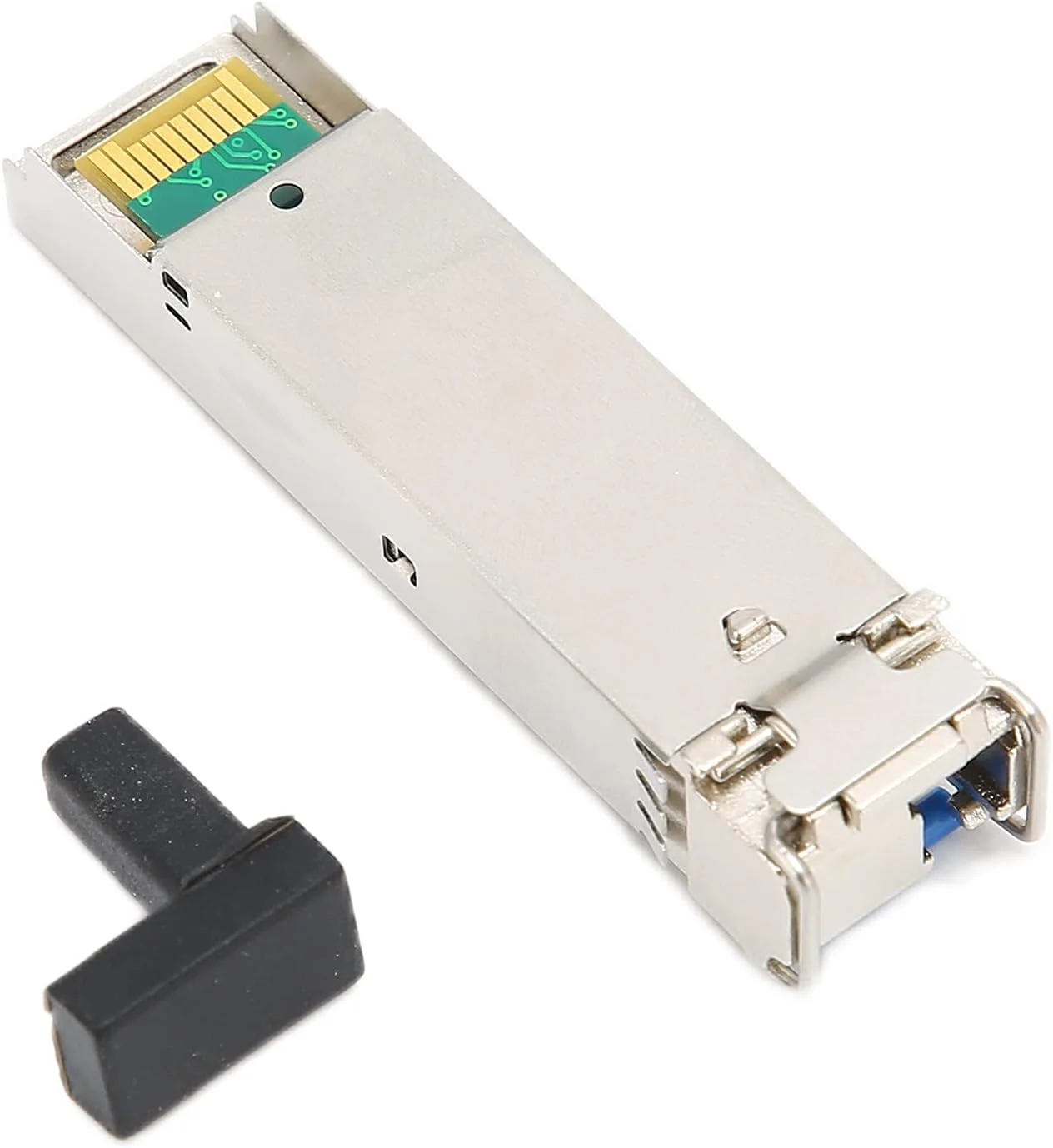ماژول نوری SFP، رابط LC تک حالته، مسافت انتقال 20 کیلومتر، فرستنده و گیرنده SFP برای سوئیچ نوری، مطابق با SFP MSA و SFF 8472 (تک حالته تک فیبر)