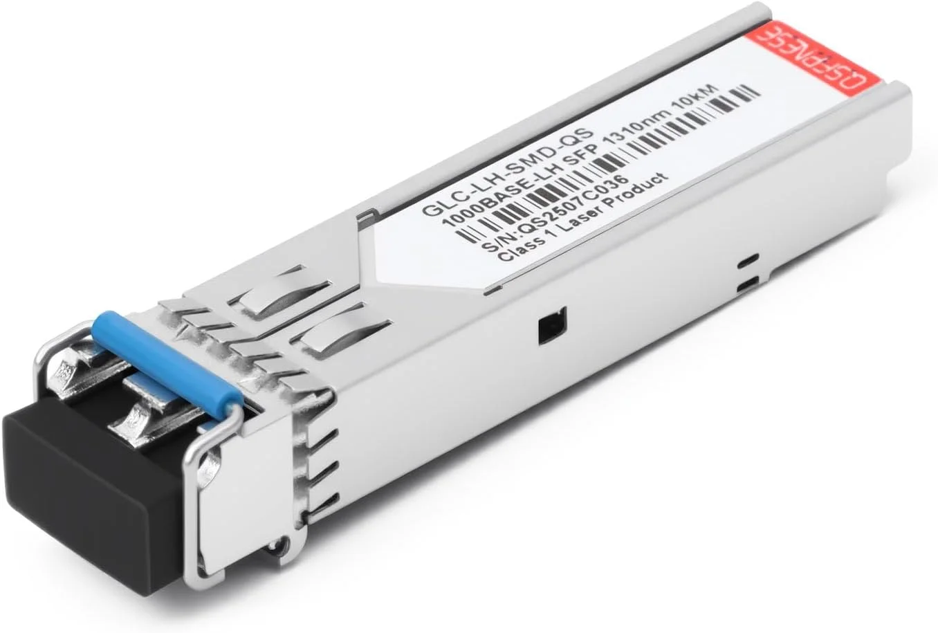 فرستنده و گیرنده نوری QSFPNESE 1.25G SFP 1000BASE-LX، ماژول SMF 1310 نانومتری، تا 10KM/20KM، سازگار با Cisco GLC-LH-SMD، Meraki، D-Link، Supermicro، Fortinet، Ubiquiti، Netgear، Mikrotik