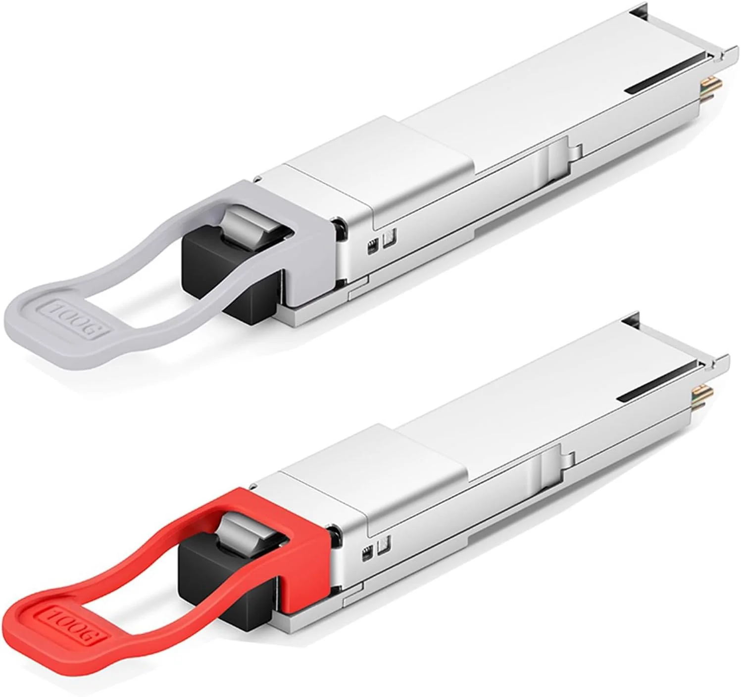 ماژول فرستنده و گیرنده QSFPTEK 100GBASE-BX20 BiDi QSFP28 20km DDM LC SMF سازگار با Cisco QSFP28-100G-BX20-D(1331nm-TX/1291nm-RX)/ QSFP28-100G-BX20-U(1291nm-TX/1331nm-RX)