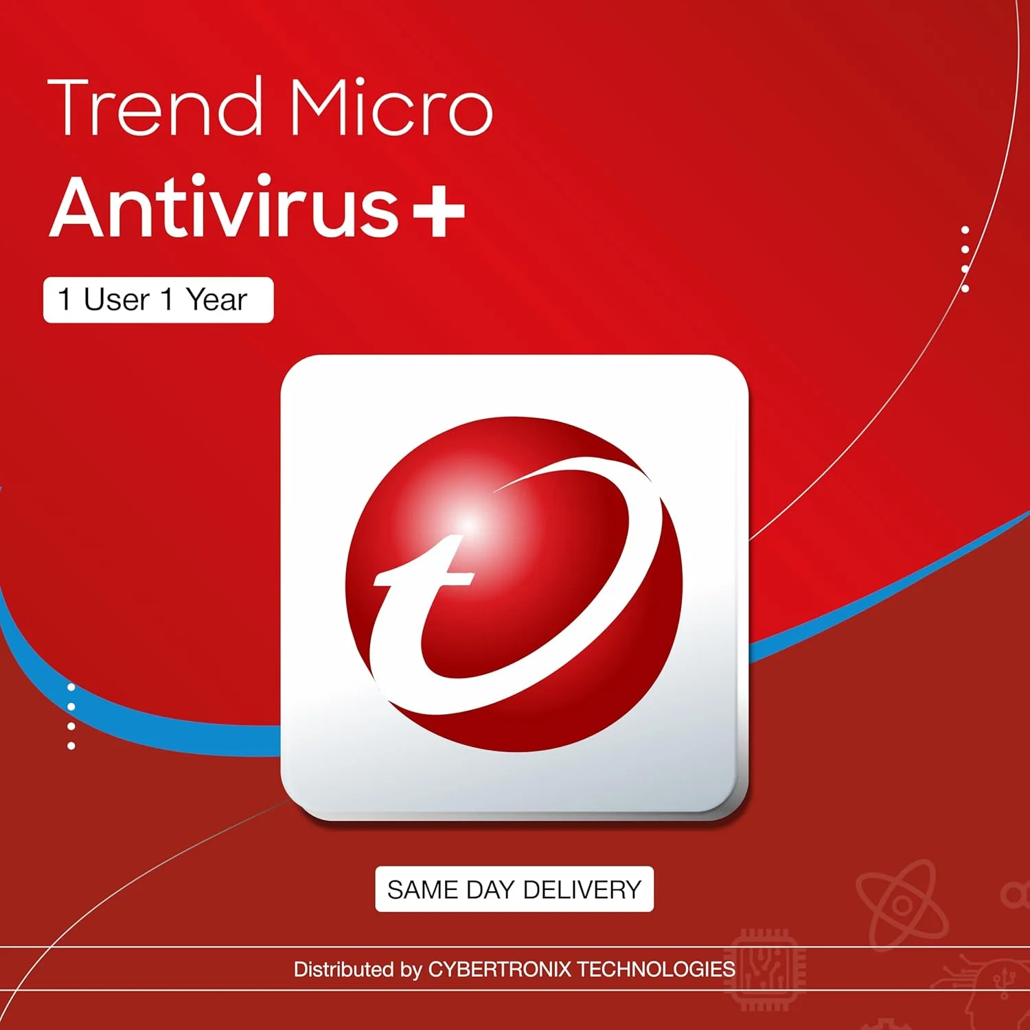 آنتی ویروس ترند میکرو + امنیت | 1 کاربر 1 سال | لایسنس دیجیتال | تحویل فوری در پیام های آمازون