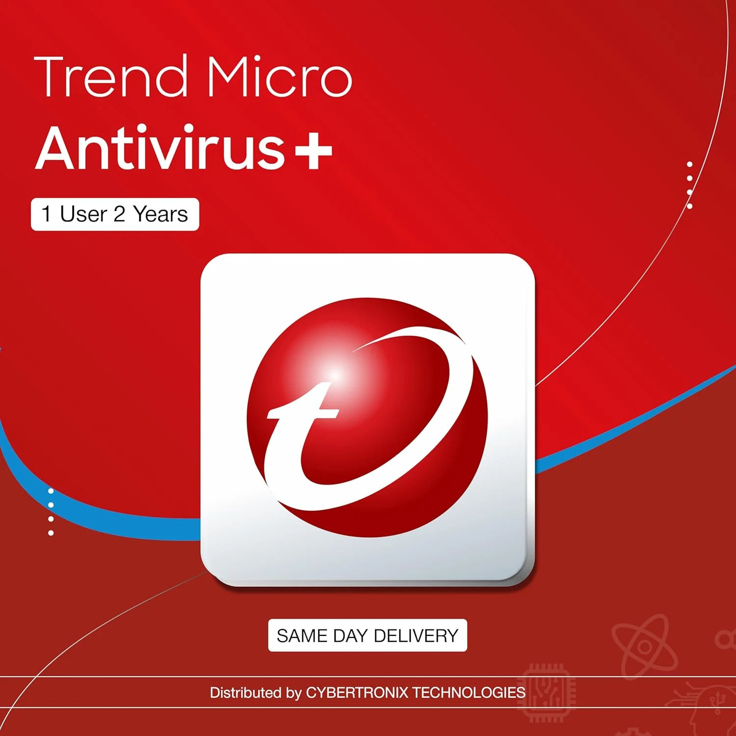 آنتی ویروس ترند میکرو + امنیت | 1 کاربر 2 سال | لایسنس دیجیتال | تحویل فوری در پیام های آمازون