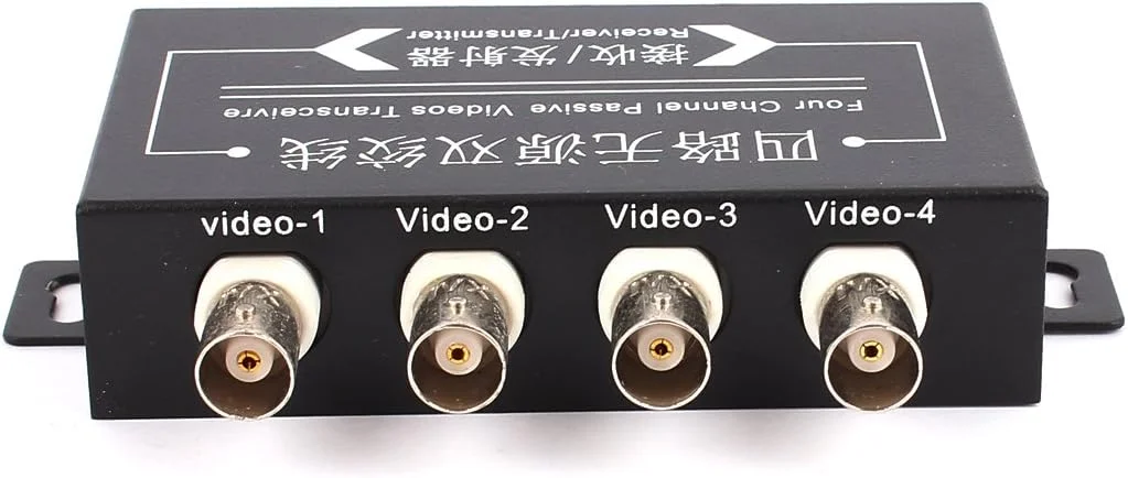 مبدل غیرفعال یکپارچه 4 کانال BNC به RJ45 UTP بالون ویدئویی با کیفیت بالا