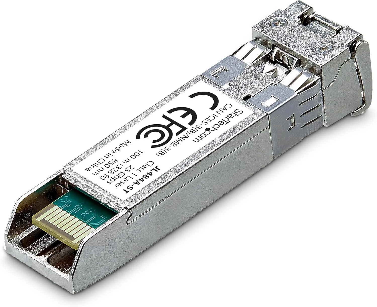 ماژول SFP28 سازگار با HPE JL484A از StarTech.com، 25GBase-SR، فیبر چند حالته 25 گیگابیتی (MMF)، فرستنده و گیرنده LC با سرعت 25GbE و برد 100 متر