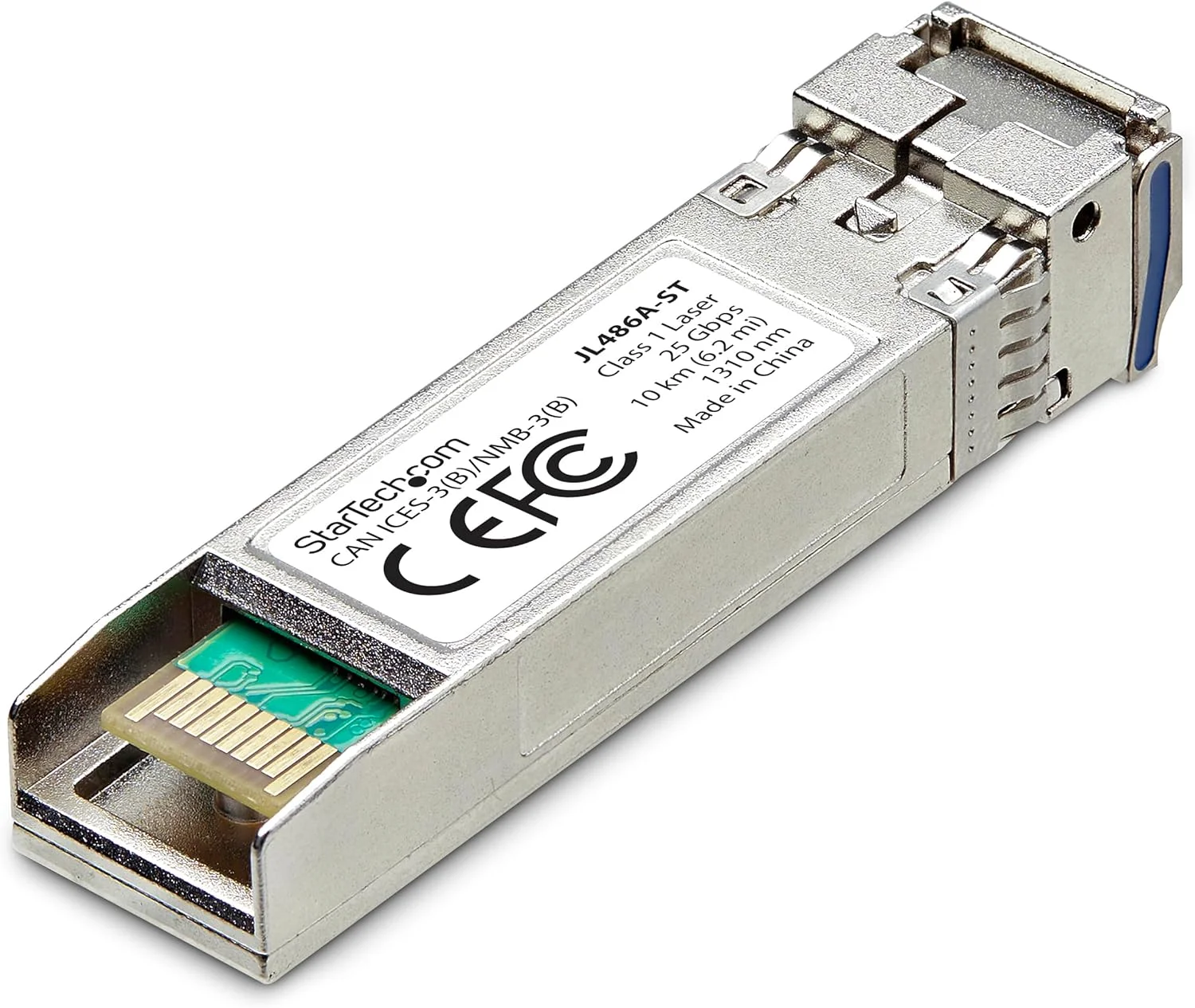 ماژول SFP28 سازگار با HPE JL486A از StarTech.com، 25GBase-LR، فیبر تک حالته 25 گیگابیت (SMF)، فرستنده و گیرنده LC با سرعت 25GbE تا 10 کیلومتر