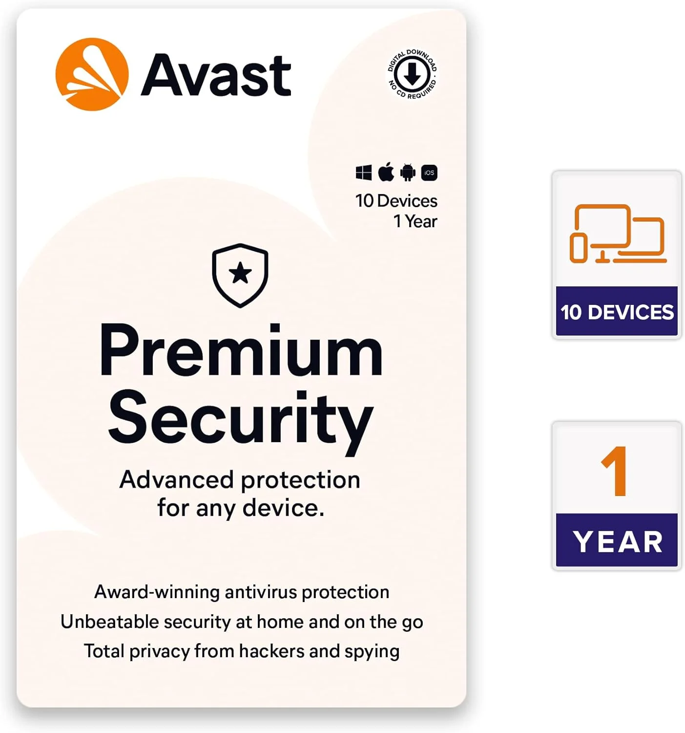 محافظت چند دستگاهی آواست پریمیوم سکیوریتی (10 دستگاه | 1 سال) (مجموعه امنیتی کامل) (تحویل از طریق ایمیل در 1 ساعت - بدون CD)