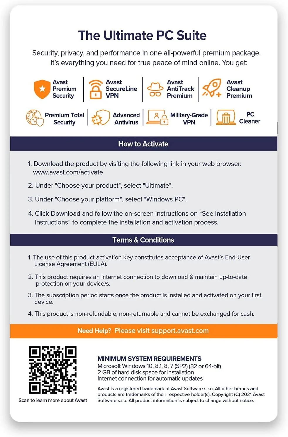 مجموعه کامل آواست برای کامپیوتر (امنیت کامل و برتر کامپیوتر) (1 کامپیوتر | 1 سال) (تحویل از طریق ایمیل در 24 ساعت - بدون CD) مجموعه کامل آواست برای کامپیوتر (امنیت کامل و برتر کامپیوتر) (1 کامپیوتر | 1 سال) (تحویل از طریق ایمیل در 24 ساعت - بدون CD)