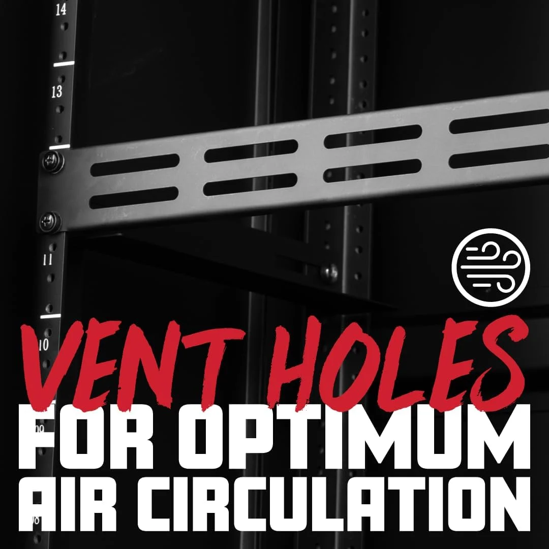 پنل یونیورسال رک مانت Rackworks Gator برای مدیریت کابل؛ سایز 1U (GRW-PNLUNIKO)