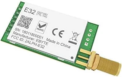 فرستنده و گیرنده پورت سریال 433MHz 30dBm 1W مدل E32-433T30D SMA با برد بلند