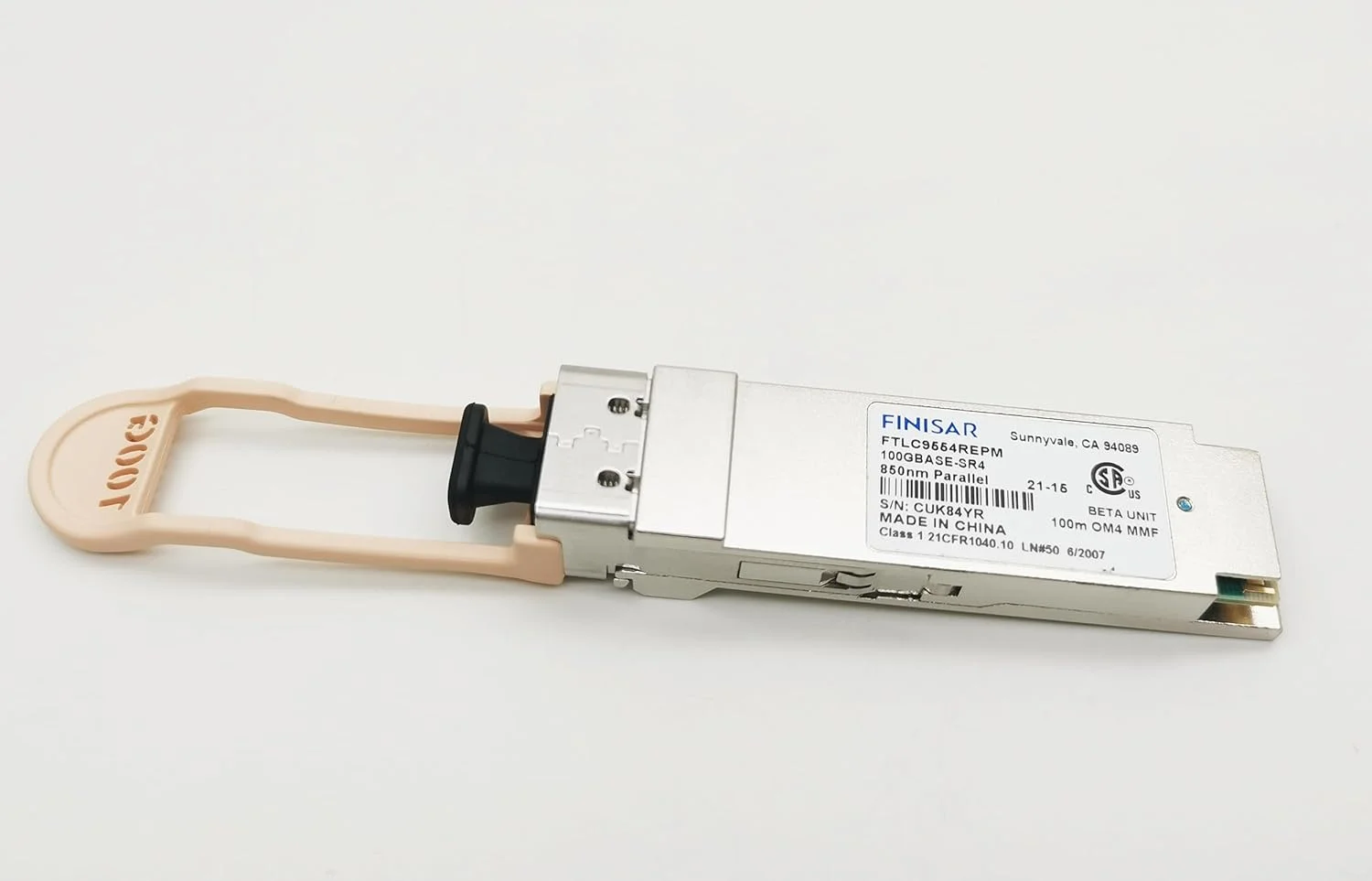فرستنده و گیرنده نوری جدید 100G QSFP28 SR4 Finisar FTLC9554REPM 850nm100m qsfp MPO 100GBASE-SR4 100gb QSFP+ آداپتور ماژول فیبر