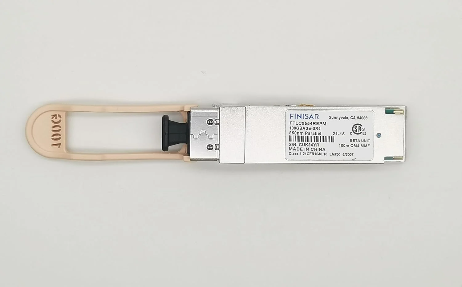 فرستنده و گیرنده نوری جدید 100G QSFP28 SR4 Finisar FTLC9554REPM 850nm100m qsfp MPO 100GBASE-SR4 100gb QSFP+ آداپتور ماژول فیبر