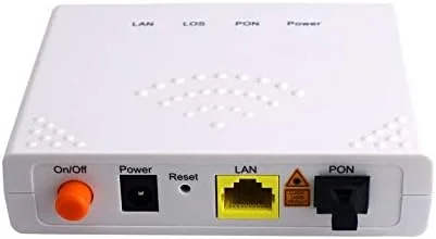 فرستنده و گیرنده فیبر نوری LOCZEK مدل YH-G100 GPON گیگابیتی، ترمینال تک پورت فیبر نوری PON