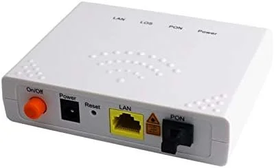 فرستنده و گیرنده فیبر نوری LOCZEK مدل YH-G100 GPON گیگابیتی، ترمینال تک پورت فیبر نوری PON