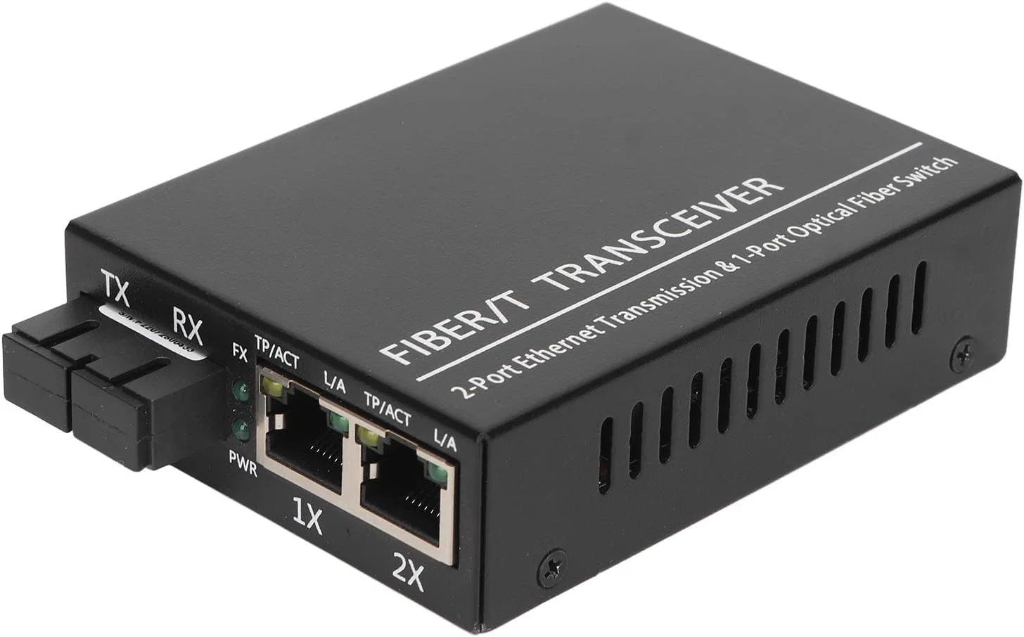 فرستنده و گیرنده فیبر نوری Tx1310nm با پورت RJ45، فرستنده و گیرنده نوری تک حالته دو فیبر، پورت نوری 100 گیگابیت بر ثانیه، CAT5E CAT6 10M 100 مگابیت بر ثانیه اترنت