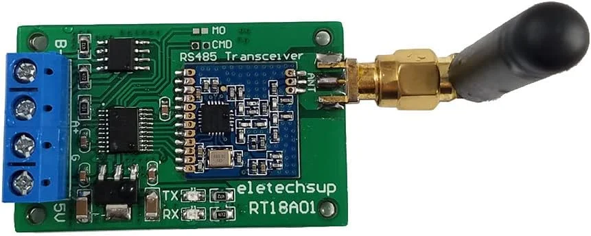 ماژول فرستنده و گیرنده بی‌سیم RS485 باس مستر-اسلیو 433M 868M DTU برای دوربین PTZ، PLC، Modbus RTU رله (433M)
