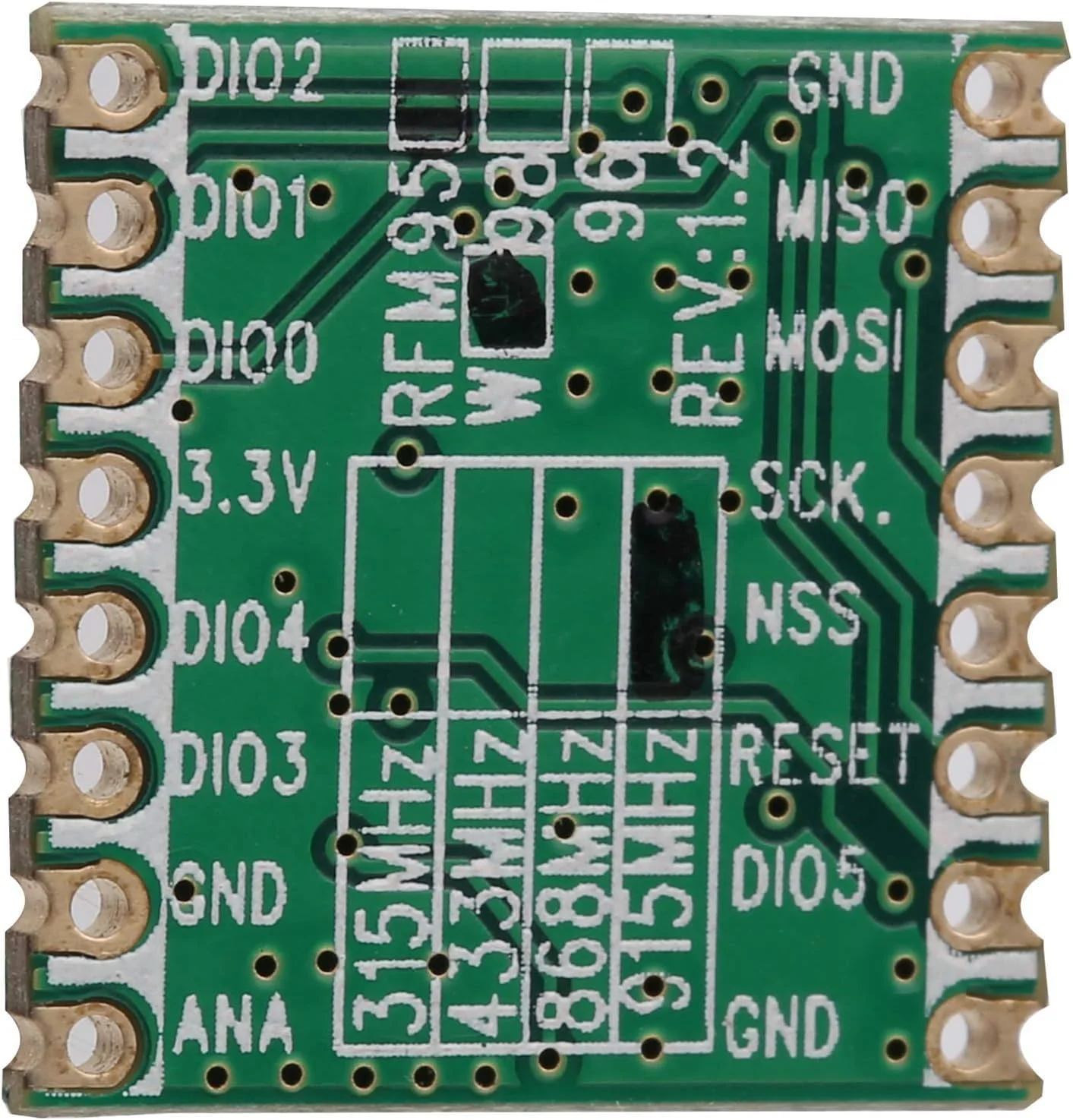 ماژول فرستنده و گیرنده بی سیم، فرستنده و گیرنده بی سیم وای فای پویا -20~70 درجه سانتیگراد پلاستیکی DC 1.8V ~3.7V