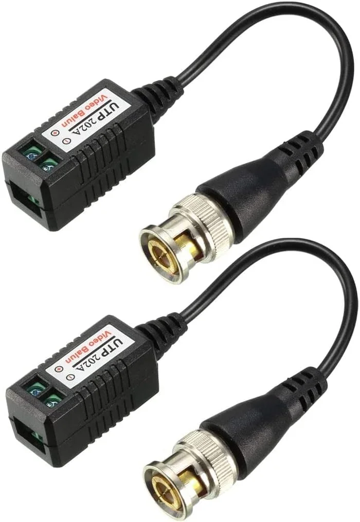 فرستنده و گیرنده ویدئو بالون XYWHPGV با کانکتور BNC و کابل CAT5 UTP، تک کاناله پسیو UTP-202A، یک جفت (9bb33 9aeae 3edd2 df25e 9e732 37e42)