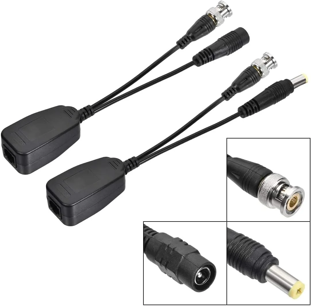 XYWHPGV بالون ویدئویی پسیو فرستنده گیرنده RJ45 HD-CVI/TVI/AHD برای سیستم دوربین مداربسته 4 عددی