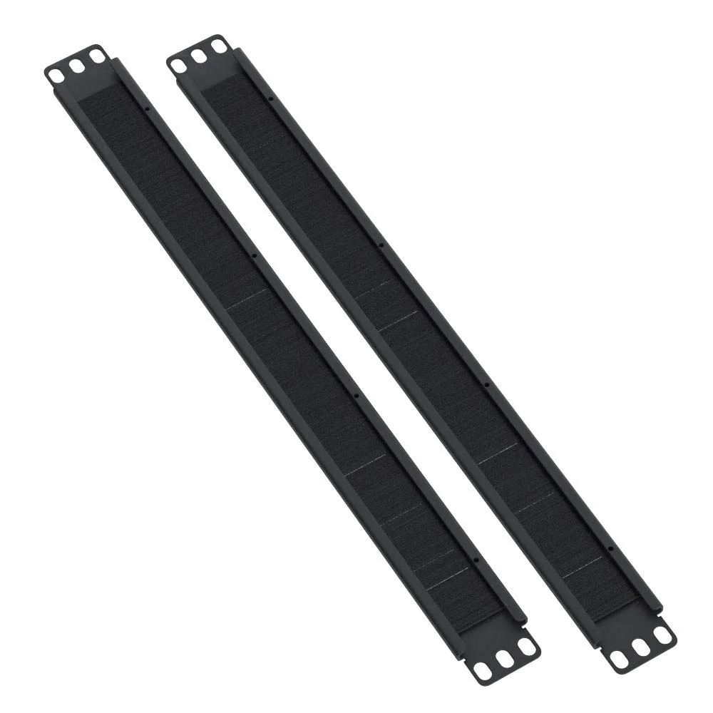 پنل برس دار 1U CableRack، پنل مدیریت کابل رک سرور با نوار گرومت افقی (بسته 2 عددی) پنل برس دار 1U CableRack، پنل مدیریت کابل رک سرور با نوار گرومت افقی (بسته 2 عددی)