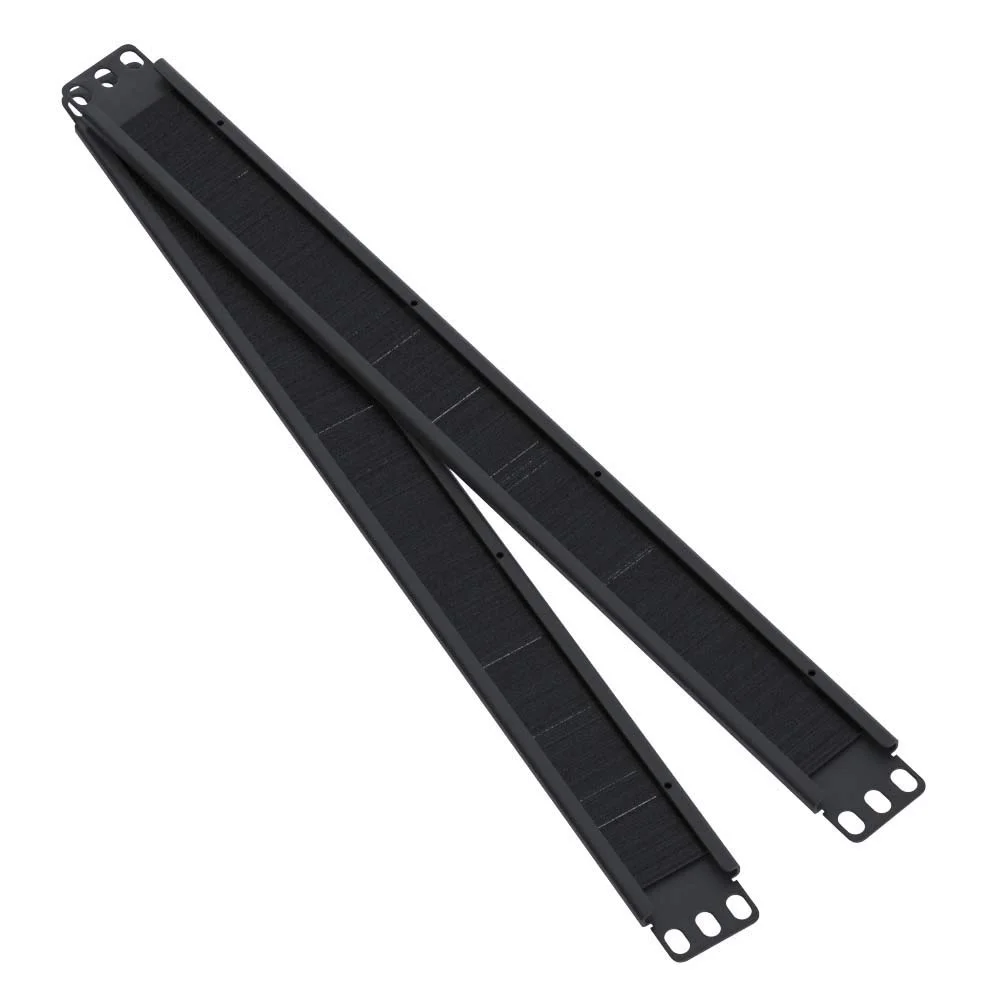 پنل برس دار 1U CableRack، پنل مدیریت کابل رک سرور با نوار گرومت افقی (بسته 2 عددی) پنل برس دار 1U CableRack، پنل مدیریت کابل رک سرور با نوار گرومت افقی (بسته 2 عددی)