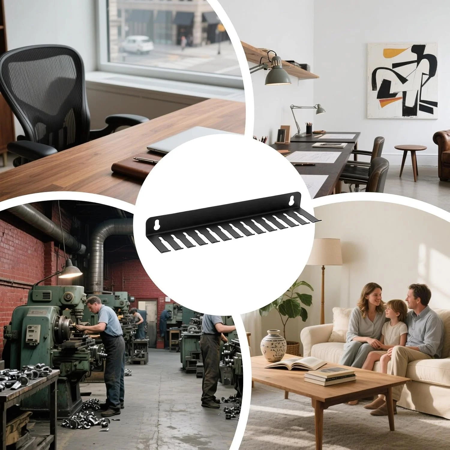 نگهدارنده کابل - رک 13 اسلاته فولادی سازمان دهنده کابل داده برای دیوار، کانال های کابل صرفه جویی در فضا برای کارگاه ها، استودیوها، اتاق های سرور، میز کار و کامپیوتر نگهدارنده کابل - رک 13 اسلاته فولادی سازمان دهنده کابل داده برای دیوار، کانال های کابل صرفه جویی در فضا برای کارگاه ها، استودیوها، اتاق های سرور، میز کار و کامپیوتر