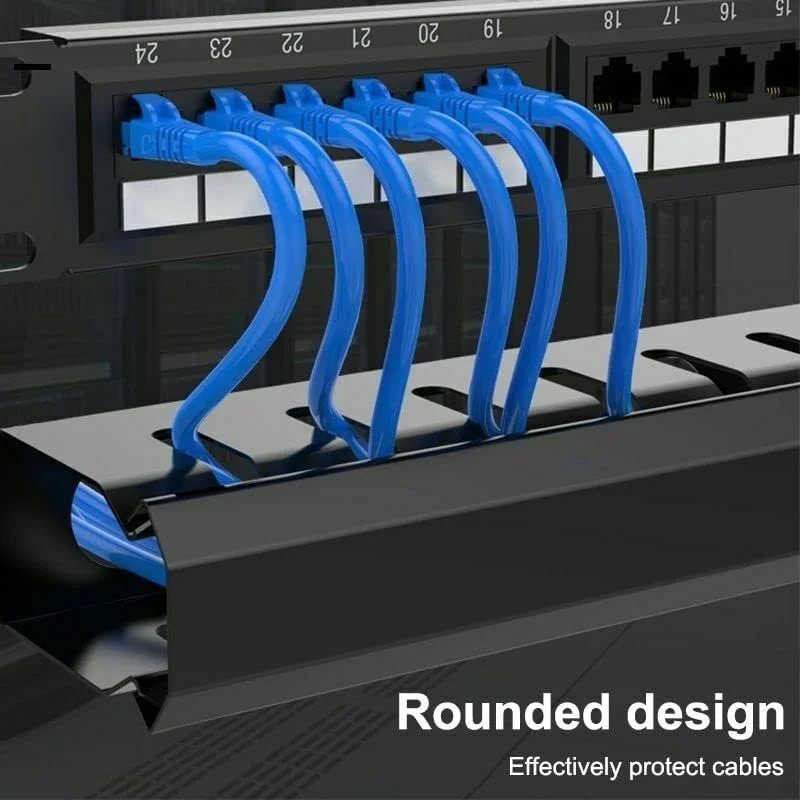 مدیریت کابل پلاستیکی DKURVE با ۱۲ شکاف برای رک سرور ۱۹ اینچی (بسته ۵ عددی) مدیریت کابل پلاستیکی DKURVE با ۱۲ شکاف برای رک سرور ۱۹ اینچی (بسته ۵ عددی)