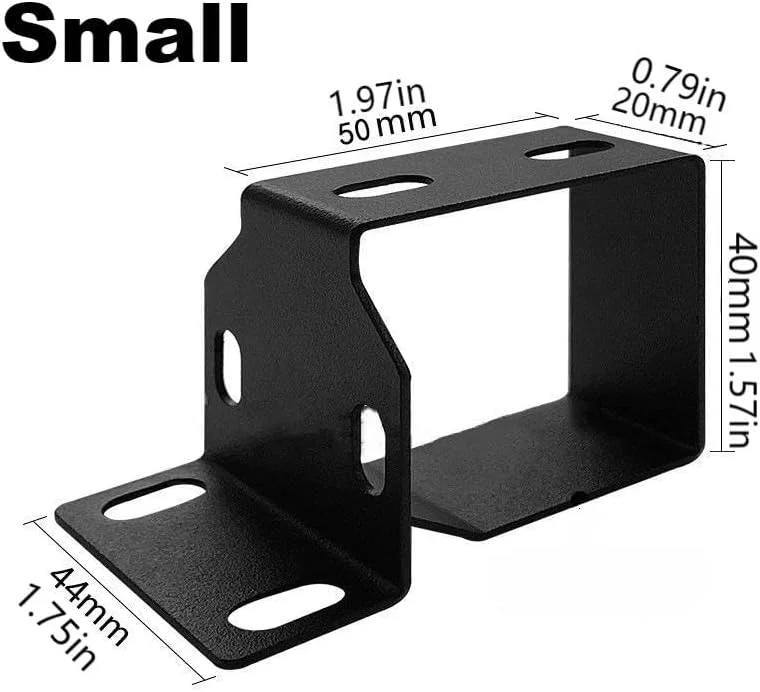 ۲ عدد مدیریت کابل رک مونت همراه با پیچ، قلاب کابل رک سرور، سازمان دهنده سیم رک، لوازم جانبی رک سرور عمودی برای کابل های شبکه فیبر نوری (کوچک (۲ عدد))